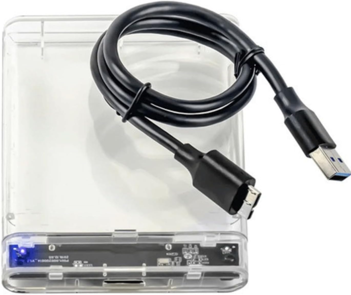 Case HD 2.5" SATA SSD USB 3.0 Transparente Testado por 30 dias