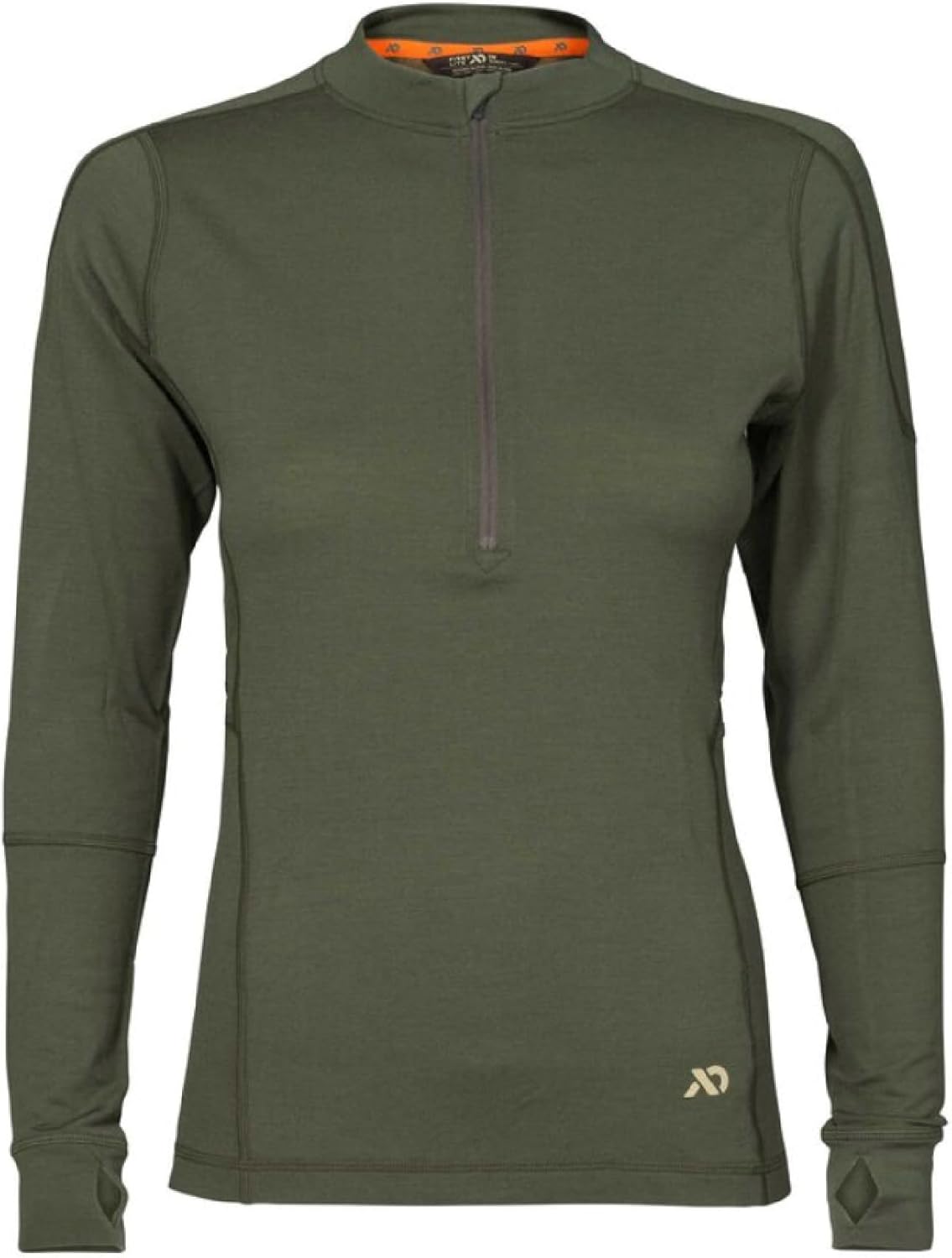 First Lite Women's Wick Quarter Zip - Ultralight Merino Wool Camo Hunting Baselayer