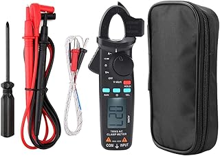 Alicate Amperímetro ACM81, Alicate Amperímetro Digital Multímetro de 2000 contagens Alicate Amperímetro AC/DC de Tensão de Corrente de Alcance Automático, Alicate Amperímetro True-RMS