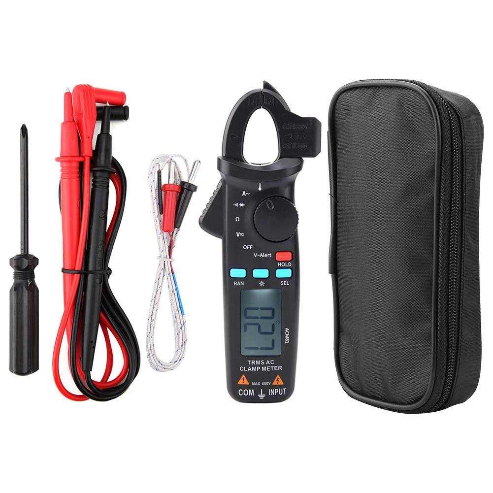 ACM81 Clamp Meter, Digital Clamp Meter Multimeter 2000 Counts Auto