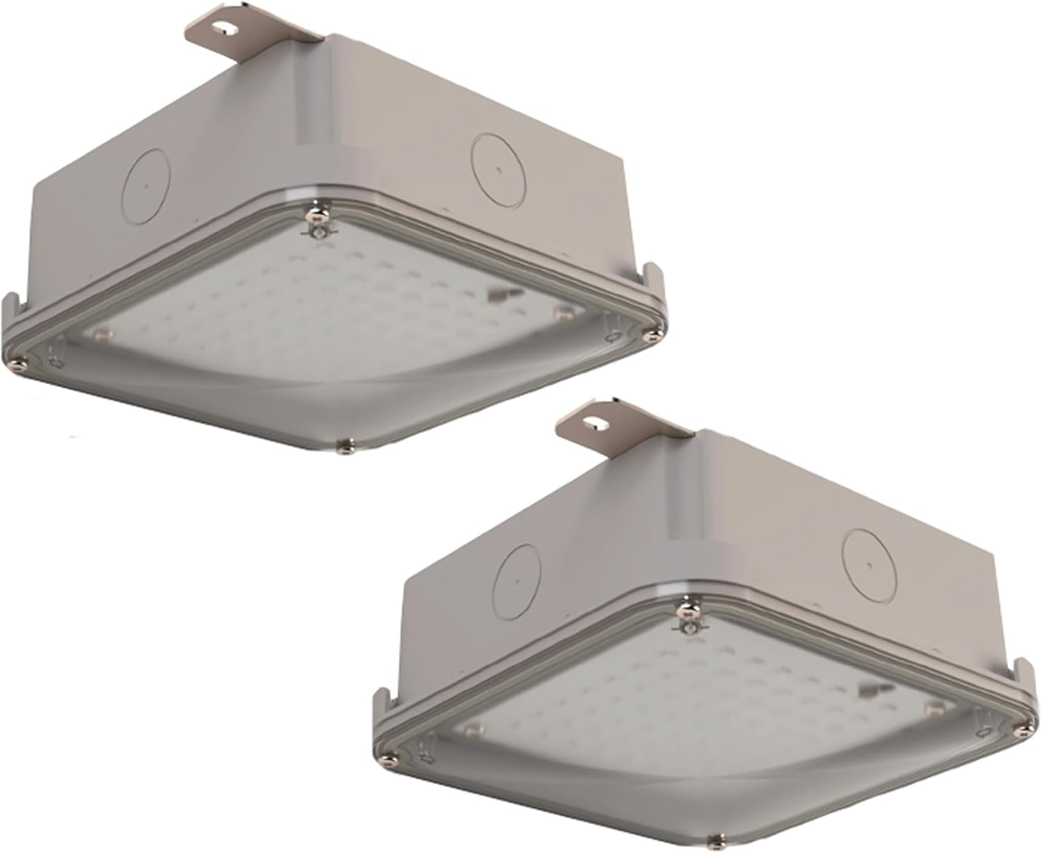 OCS Parts Commercial Kitchen Walk-in Cooler and Freezer LED Light | 5-Inch Low Profile Surface Mount Refrigeration Light (2)