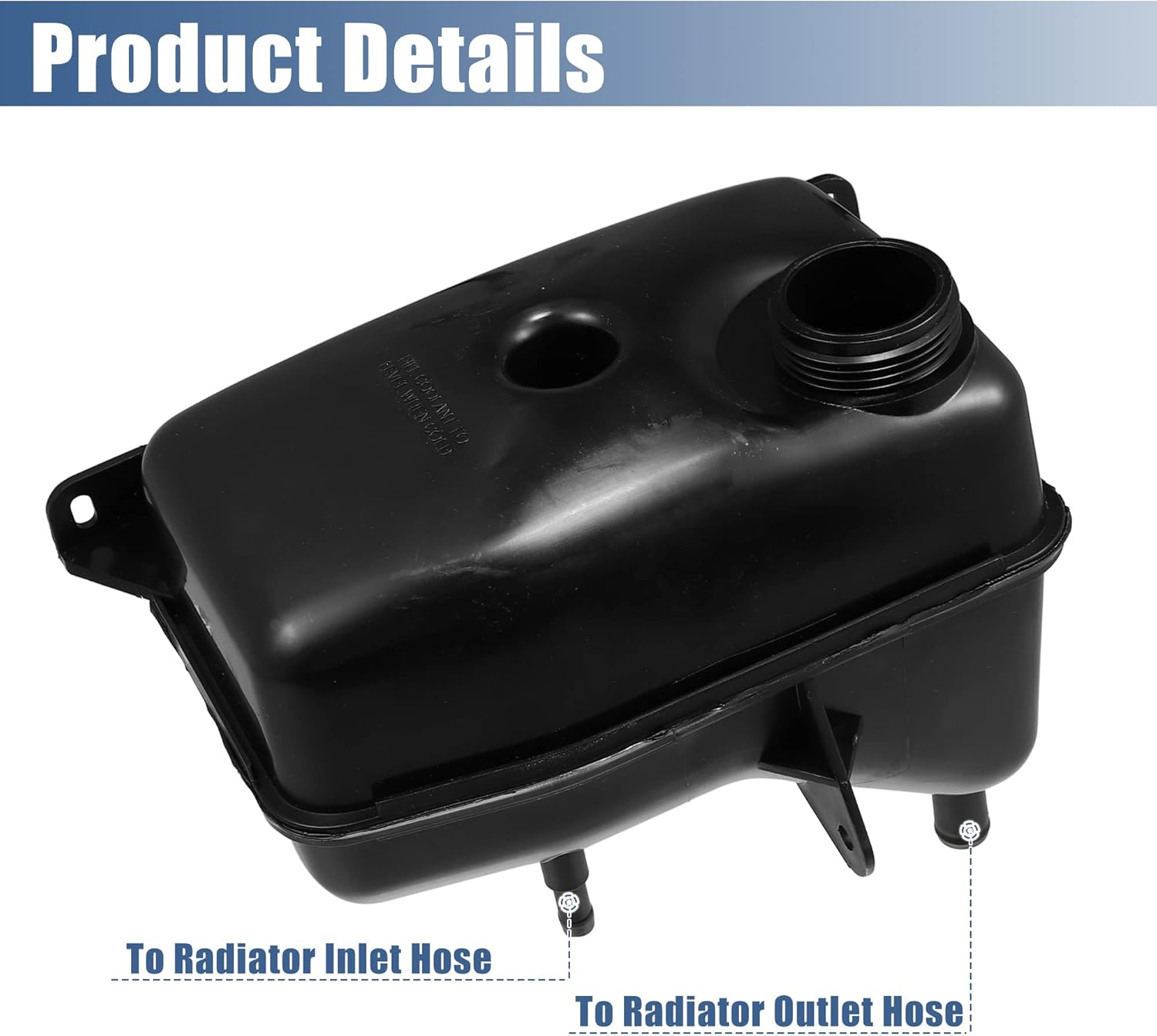 X AUTOHAUX Coolant Radiator Reservoir Tank PCF101590 Coolant Overflow Expansion Bottle for Land Rover Discovery 1994-1999