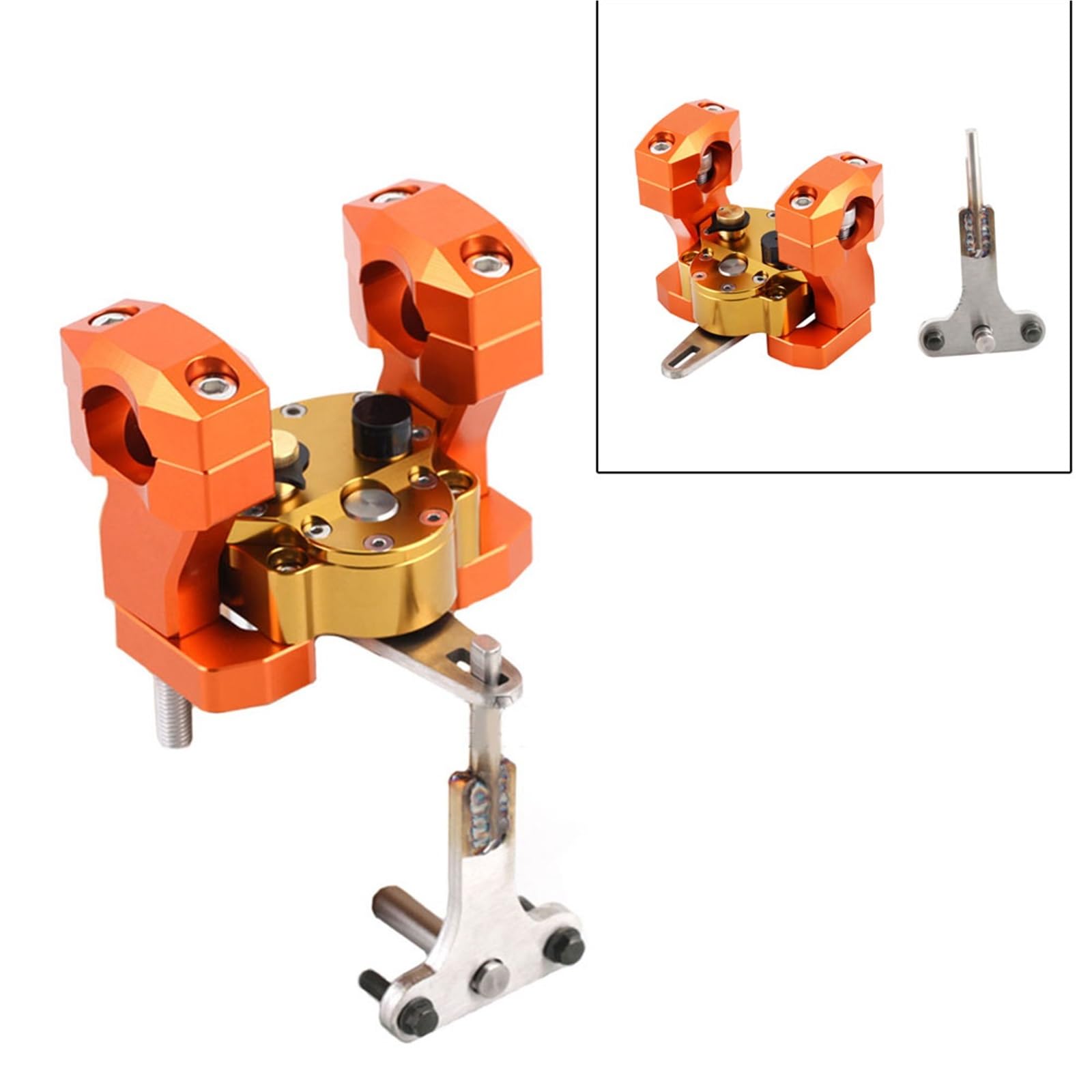para 690 Enduro R 2007-2023 SMC 2011-2023 Estabilizador Amortiguador De Dirección Elevador Manillar Motocicleta Accesorios Soporte Abrazadera