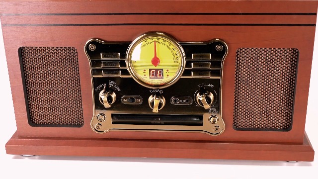 Platine Tourne-Disque Crown SHC-3250 - Avec Radio FM/AM Et Cassette - Pour Pièces