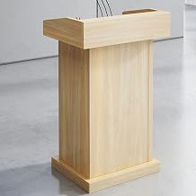 Podium Stand Speaking Lectern Conference Pulpit, Heavy Duty Wooden Conference Debate Stand, Restaurant Reception Desk Hostess Stand, for Church Office School Classroom Auditorium