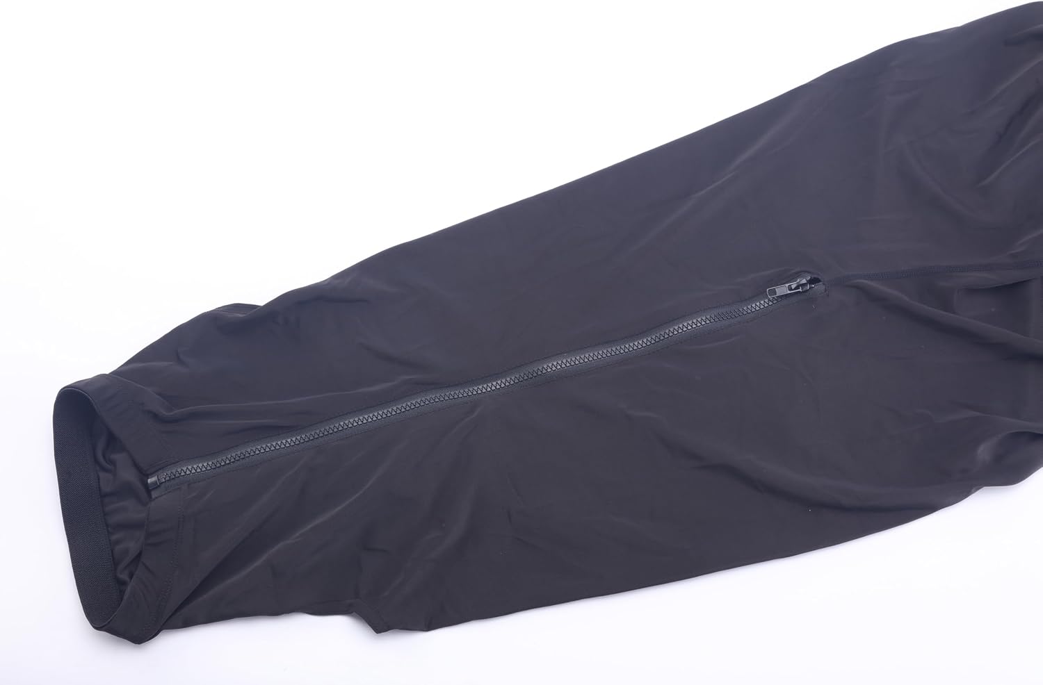 LEAFOREST Horse Slinky Hood with Zipper - Stretch Neck Cover for Horses, Sleazy Hoodies for Mane & Braids Protection, Can Keep Clean for Show and Event Prep & Under Blanket Use Black X-Large