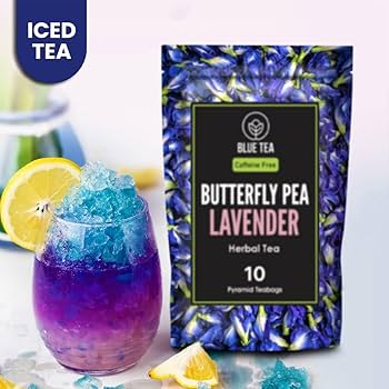 Amazon.com : BLUE TEA - Butterfly Pea Flower Tea - Lavender