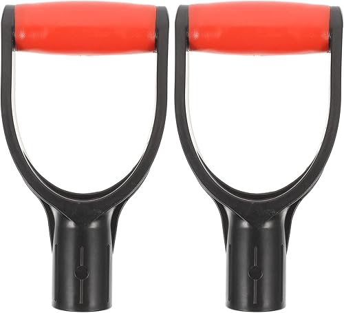 GANAZONO Mango de repuesto 2pcs mango de agarre portátil para excavar herramientas de rastrillo