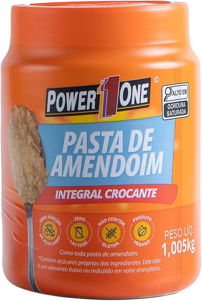 Power One Pasta de Amendoim Crocante 1kg