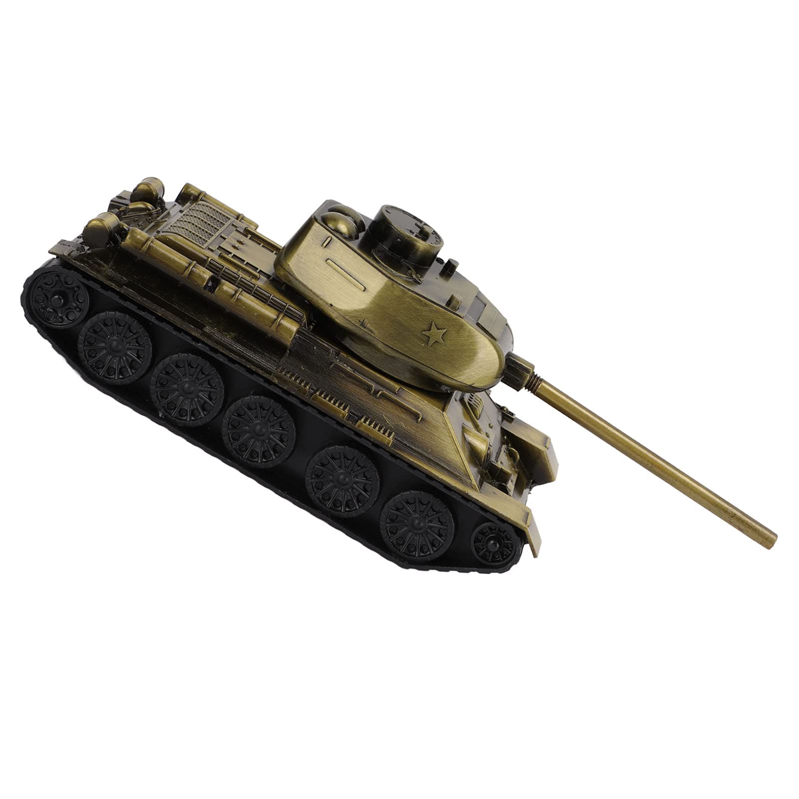 RIZGHWOY Modèle de Tank Rétro en Métal Décoration de Bureau Jouet Éducatif pour Bibliothèque Fuselage Détaillé