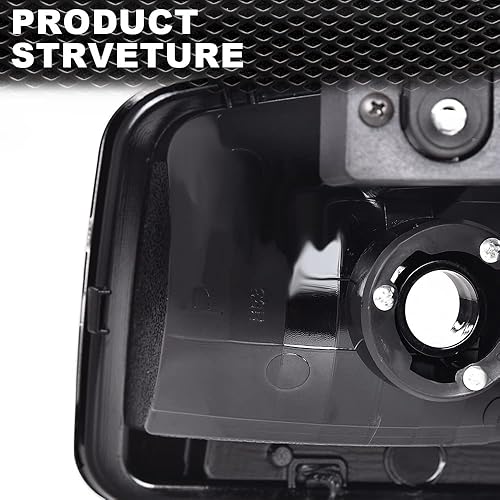 Miniatura 7 de Conjunto de faros delanteros LED compatible con GMC 1999-2007 Sierra 1500Yukon, 2001-2007 Sierra 1500 HD2500 HD3500 con lámparas de señal de