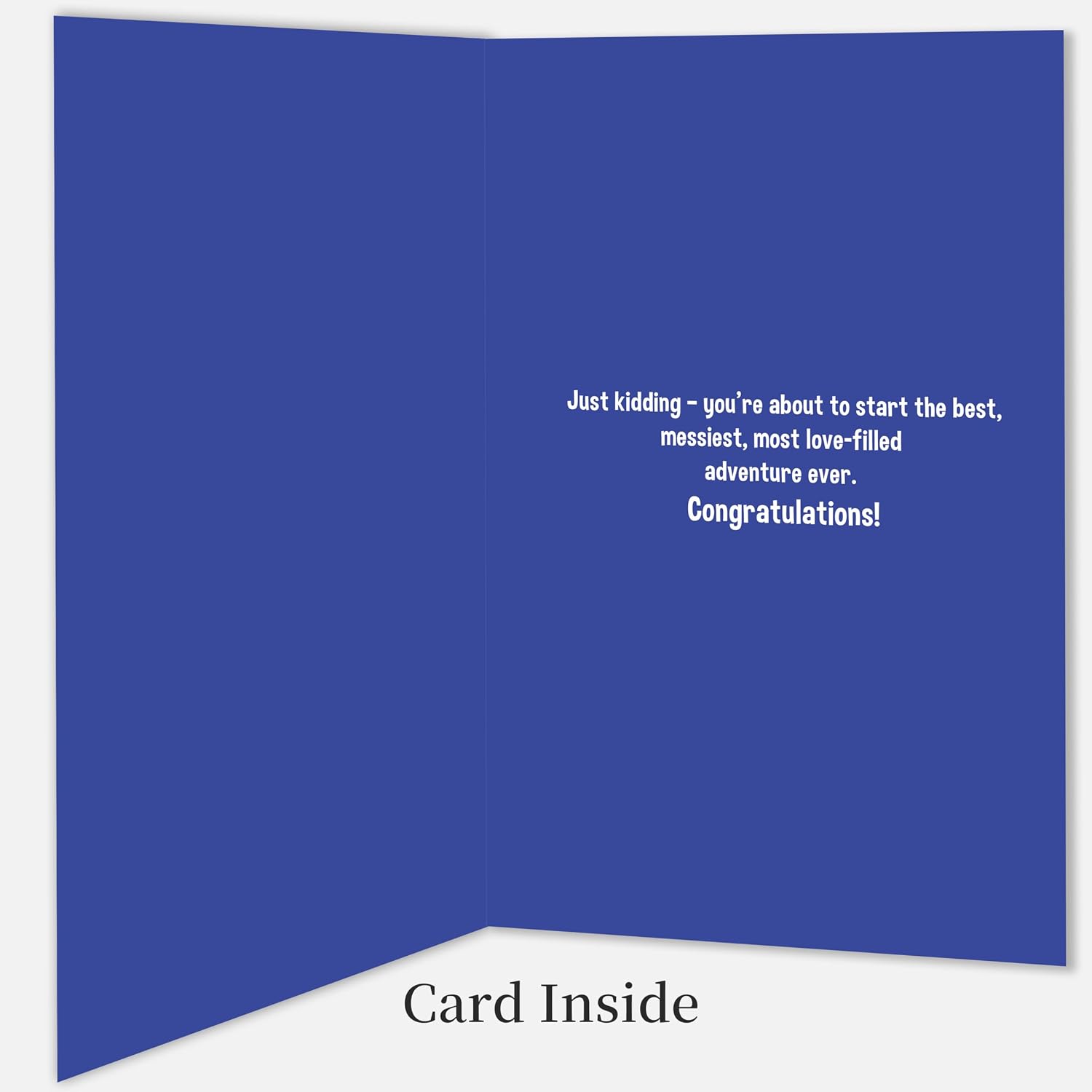 IDU Funny New Baby Card,Baby Shower Card,Pregnancy Encouragement Cards,Newborn Congratulations Cards Gifts for Expecting Mom Parents Friend Sister Daughter image 2