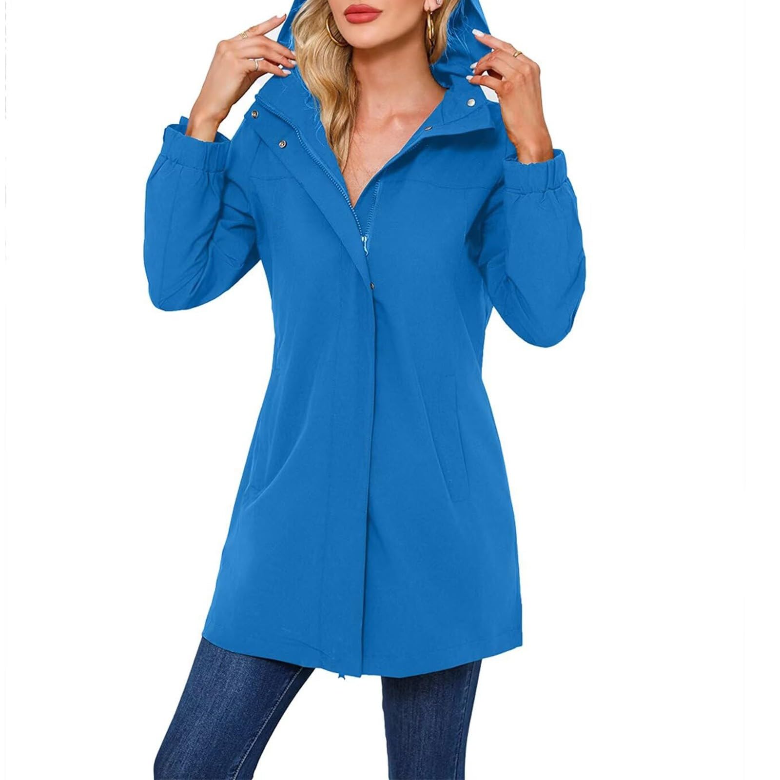Giacca Da Donna Per La Transizione, Softshell, A, Esterno, Cappotto Primaverile E Autunnale Impermeabile Antipioggia Giubbino Antivento Running Vento Tecnica Montagna Rain Jacket Soft