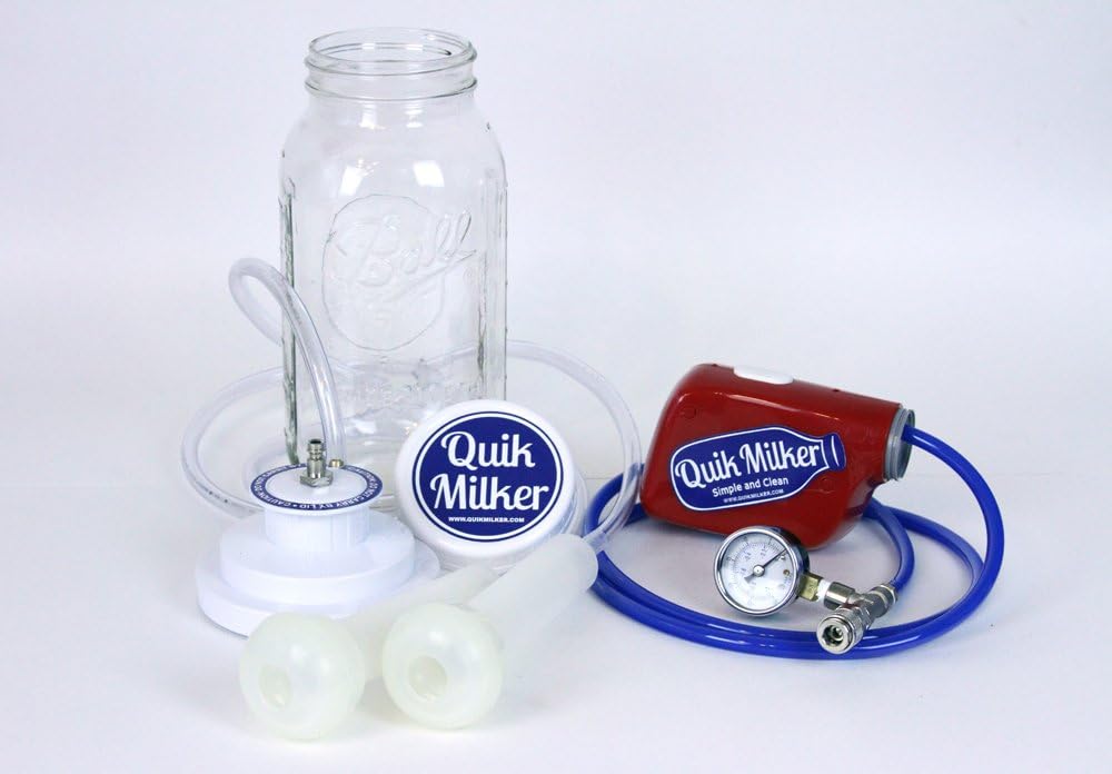 Battery Milking Machine - Standard Goat (Red)