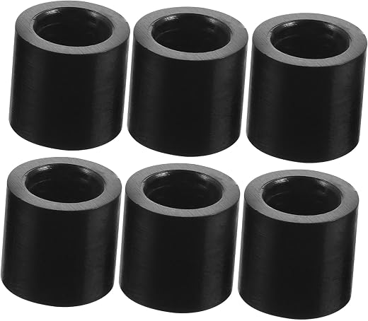 BIUDECO 6pcs Billiard Cue Tip Protective Cover Snooker Stick Ferrule Pool Cue Accessory