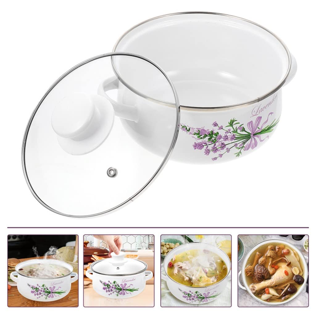 Topf 1,5 l Suppentopf Auflauf Nudeln mit Deckel Auflauf Sauce Wärme Induktionsofen