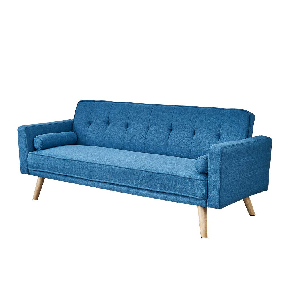 Buy Panana Modern 3 Seater Sofa Bed Line Fabric Sofa Couch Settee Click