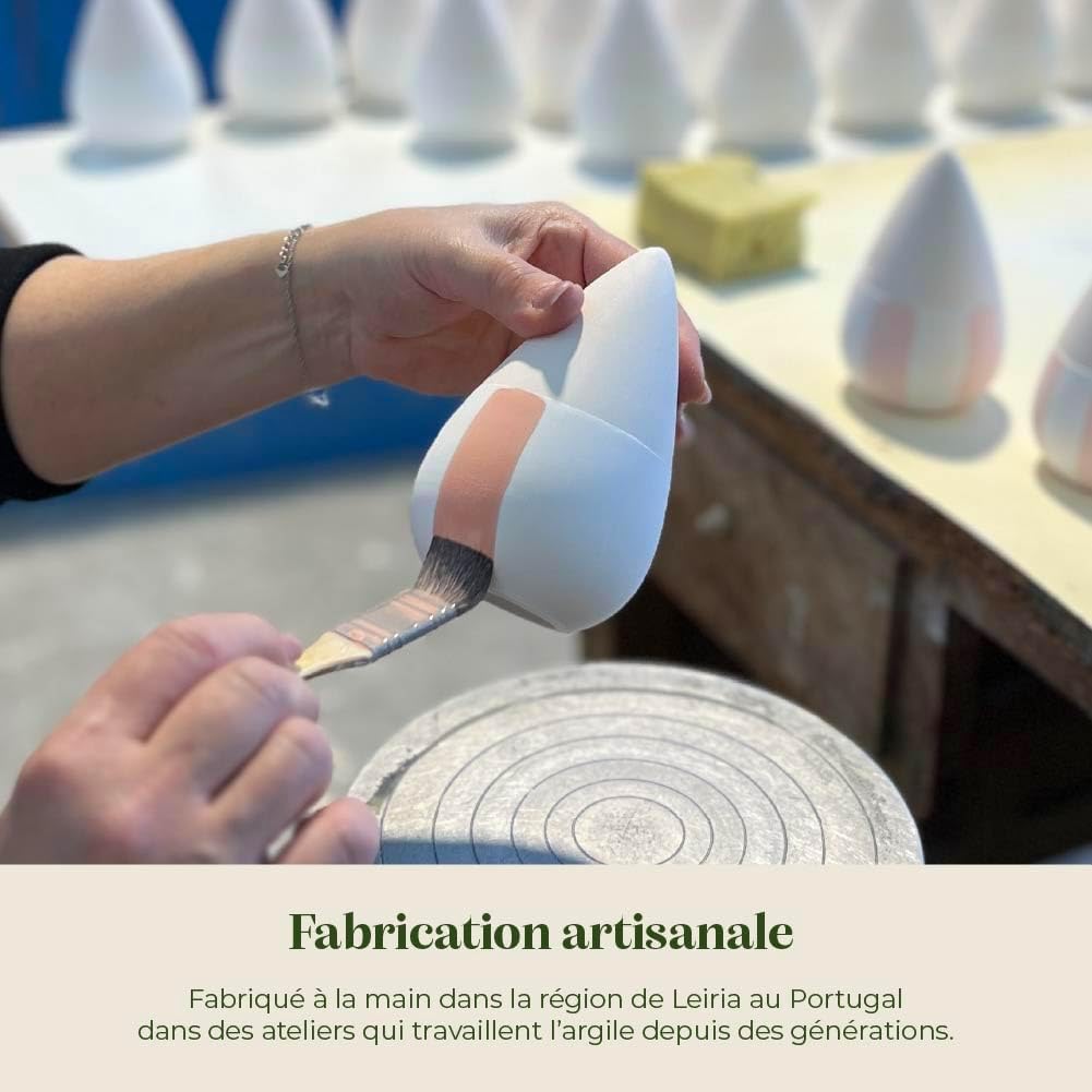 Pepin | Olla Terre Cuite à Planter | Arrosage Automatique et Ecologique pour Plante d'Intérieur et d'Extérieur | Irrigation Naturelle | Autonomie d'Environ 1 Semaine | OYA Coeur 25cl