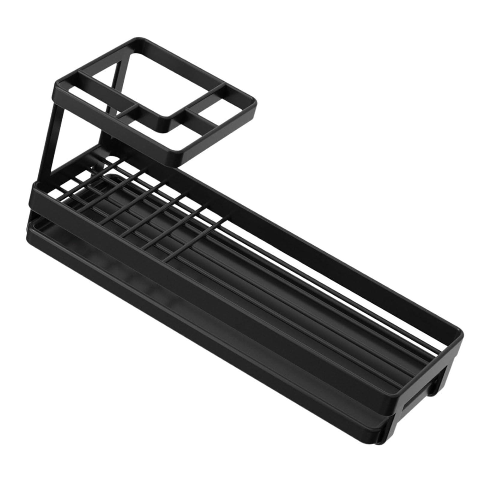 Toothbrush and Toothpaste Holder with Drainages Tray for Bathroom Vanity Countertop Storage Efficient Drainages Systems Toothbrush Holder