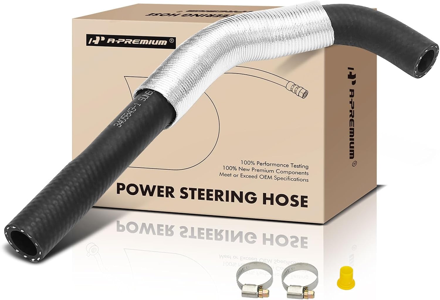 A-Premium Power Steering Hose Return Hose Line Assembly Compatible with Jaguar XF 2009, S-Type 2000-2007, 4.0L 4.2L, Reservoir to Pump