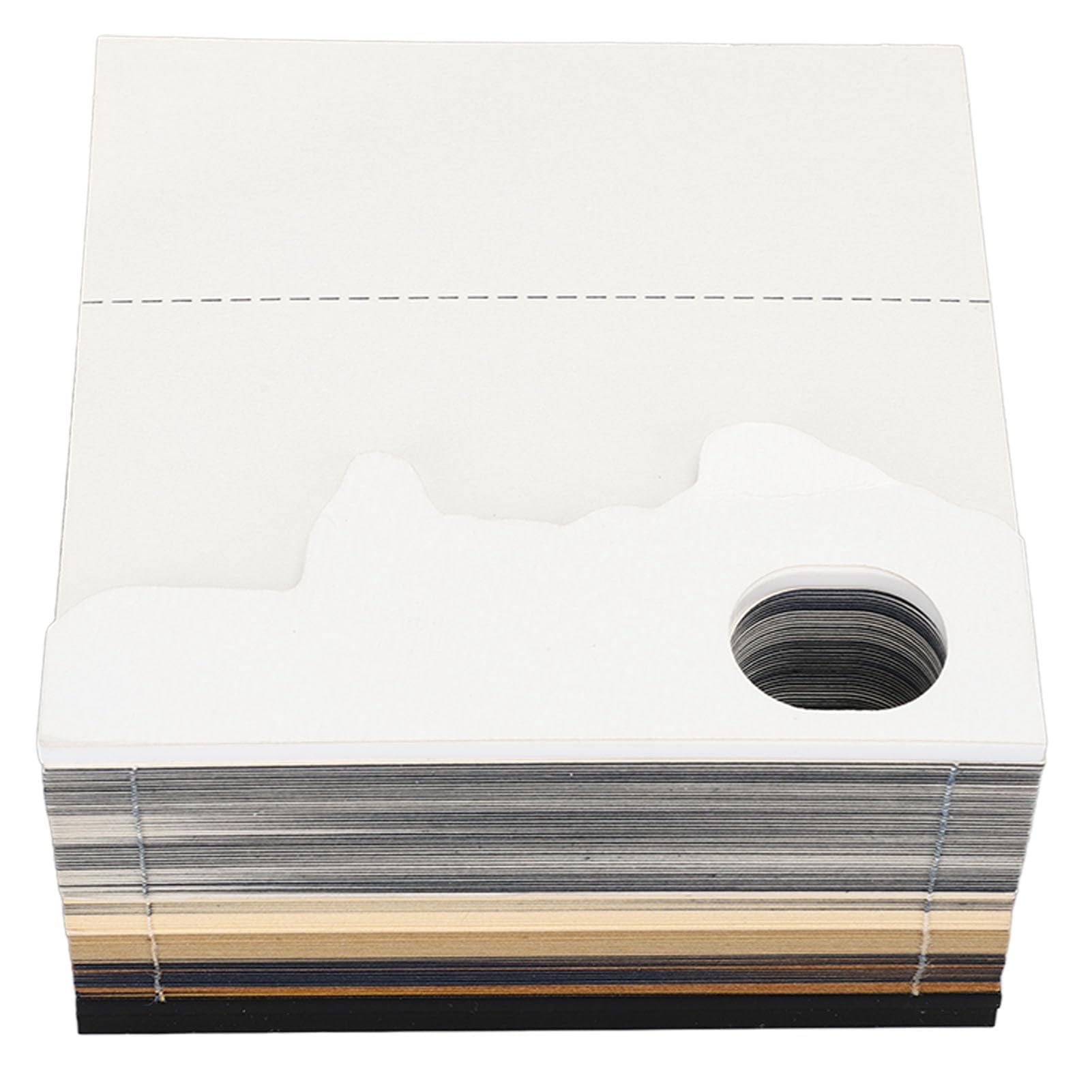 3D-Haftnotizen, Vivid Practical Castle 3D-Notizblock mit Licht für den Lesesaal