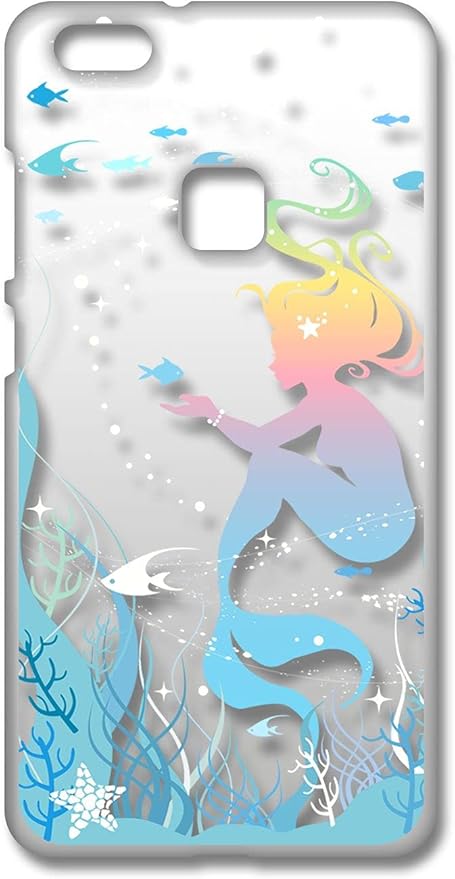 Amazon Co Jp Sslink P10 Lite Huawei Was L22j Was Lx2j クリア ハードケース 人魚姫 キラキラ マーメイド プリンセス カバー ジャケット スマートフォン スマホケース 楽天モバイル Freetel Uqmobile Simフリー 家電 カメラ