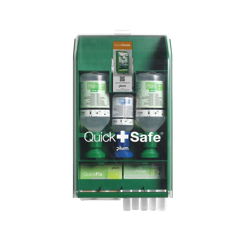 QuickSafe Box, buzón de primeros auxilios, pared Station, armario de primeros auxilios, 430 x 253 x 92 mm