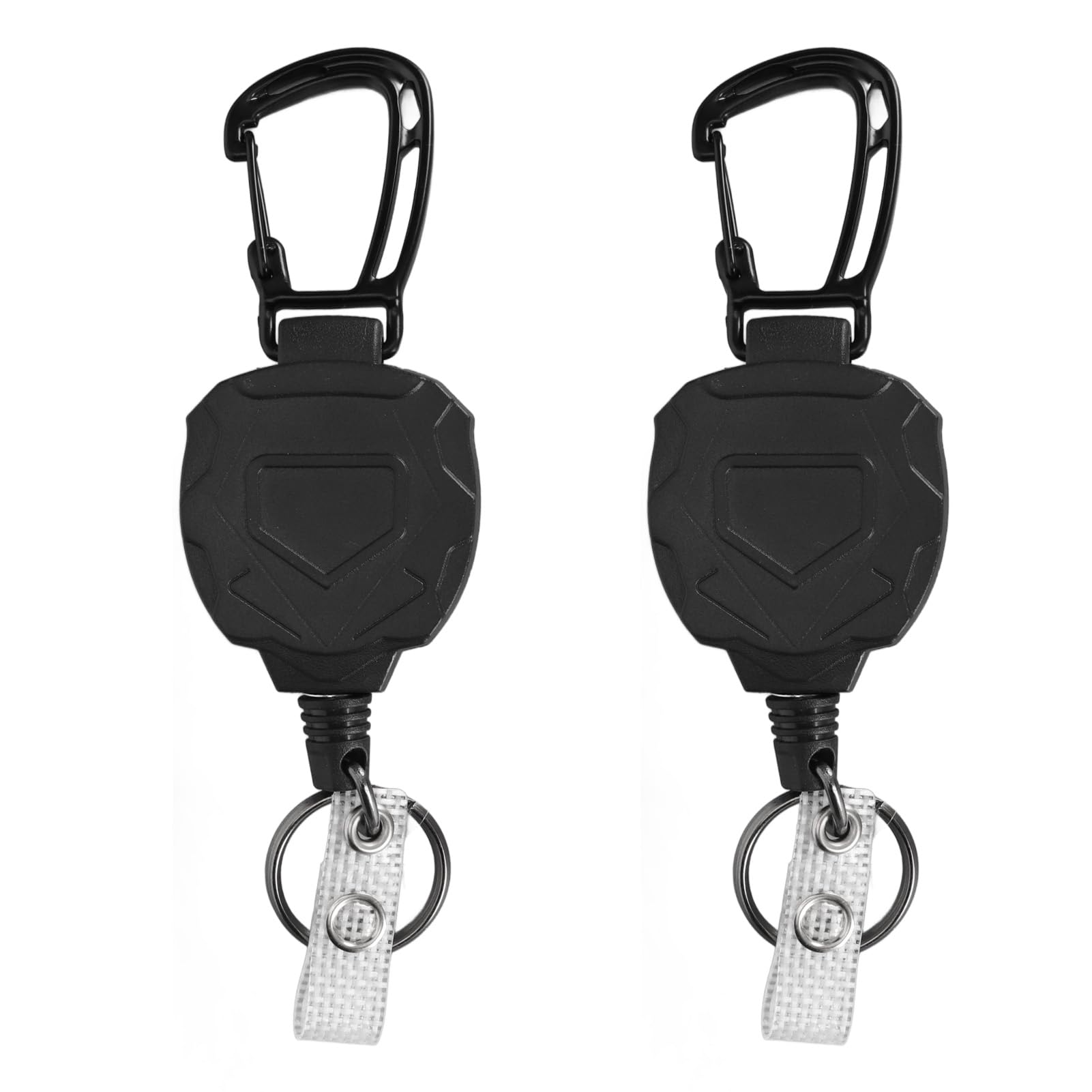 2 pièces porte-clés boucle télescopique corde élastique pour