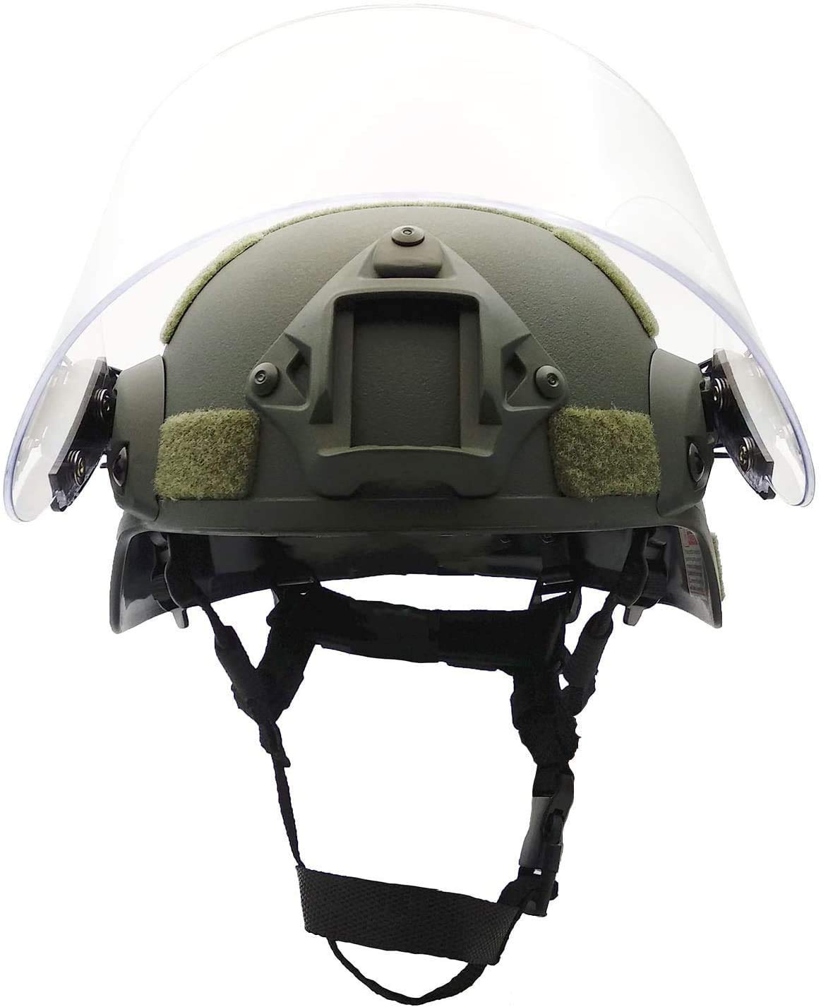 Casco Protettivo tattico Airsoft, Casco tattico Mich 2000 Action Version con Staffa NVG e Maschera Visiera antivandalo per Giochi Airsoft Paintball CS all'aperto