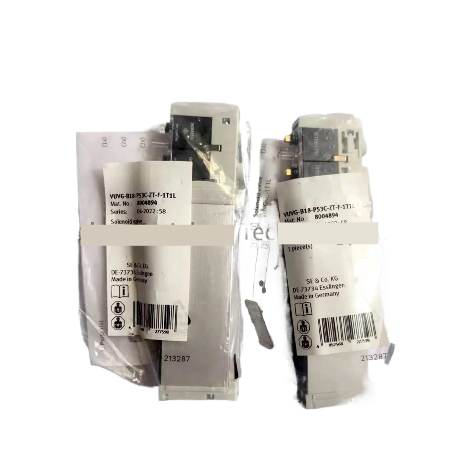 SJJBVPYX 1PCS VUVG-B18-P53C-ZT-F-1T1L 8004894,VUVG-L18-M52-MZT-G14-1R8L 579129 solenoid valve(579129)