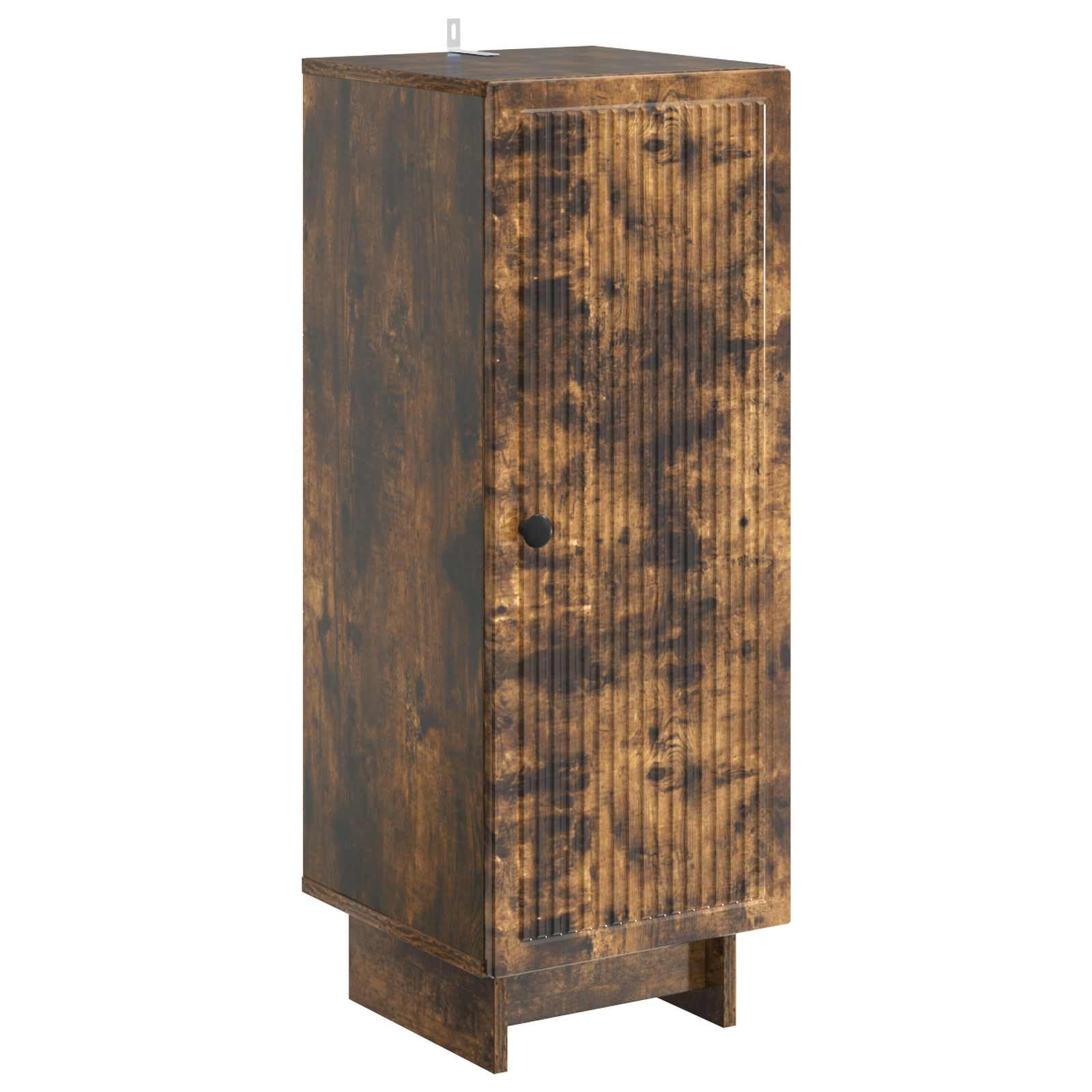 Credenza in rovere affumicato, 33 x 34,5 x 90 cm, in legno