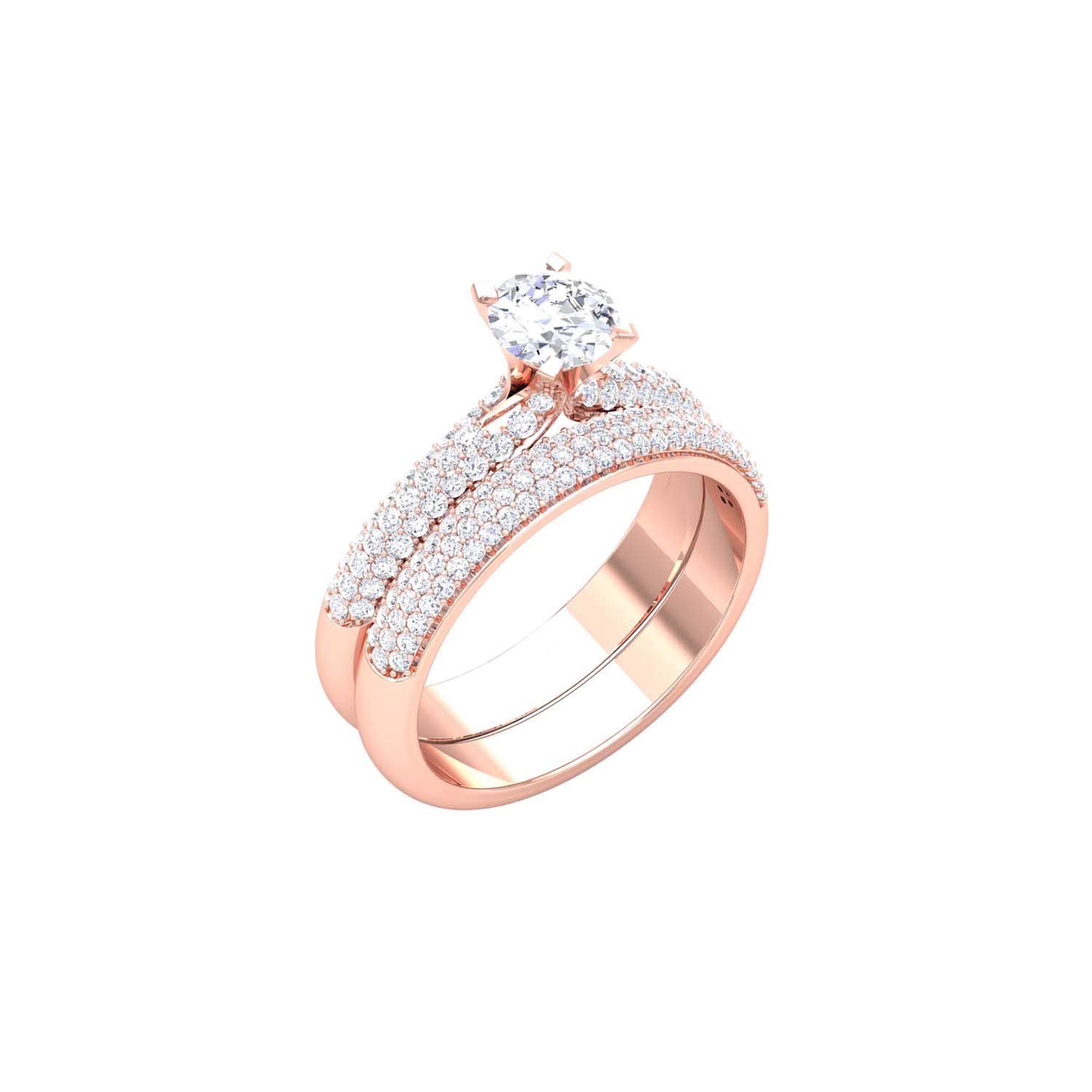 avsar 14k (585) Rose Gold Ring for Women-picture-39
