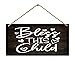 Wooden Sign Room Decorations Bless This Child Sign Baby Kid Newborn Baptism Sign Wall Decor For Yoga Room Studio Home Bedroom Garden Bathroom 12 X 6 Inch