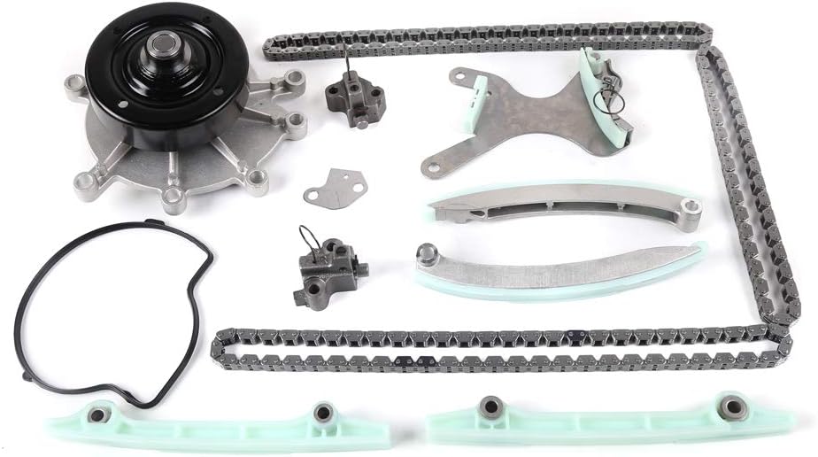 Timing Chain with Water Pump Set Fit 2005-2007 for Dodge Dakota 4.7L, 2006-2008 for Dodge Durango 4.7, 2005-2006 for Jeep Grand Cherokee 4.7L VIN Code N - JTEC/NGC Design, and More
