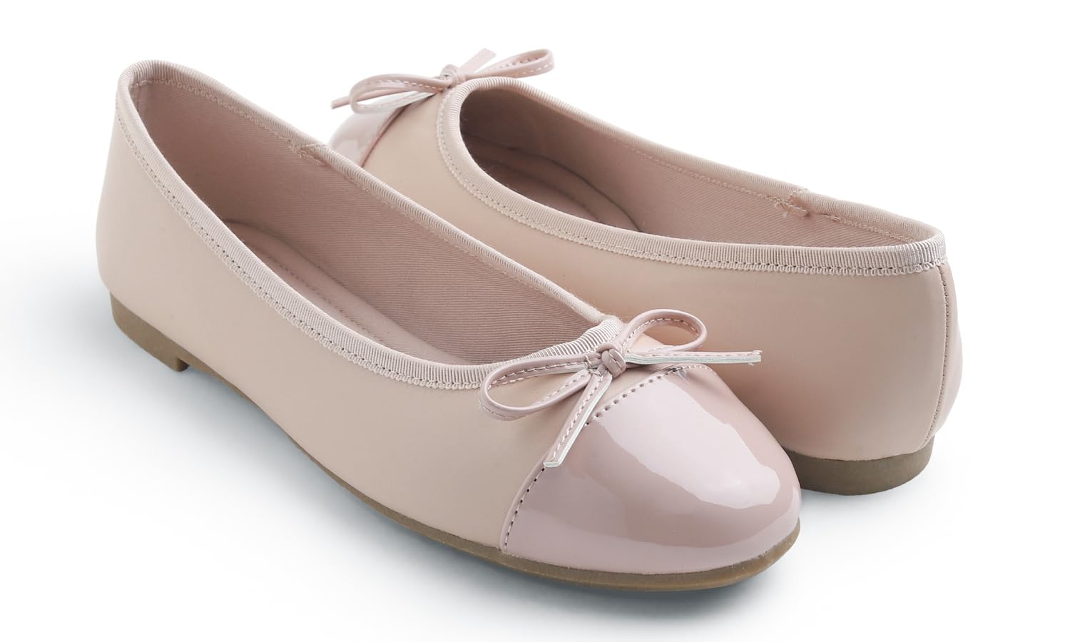 Feversole Women's Fashion Bow Tie Fashion Dress Ballet Flat,Mémoire coloré Macaron Coussin en Mousse de Femmes Ballerine de Brevets Plat…