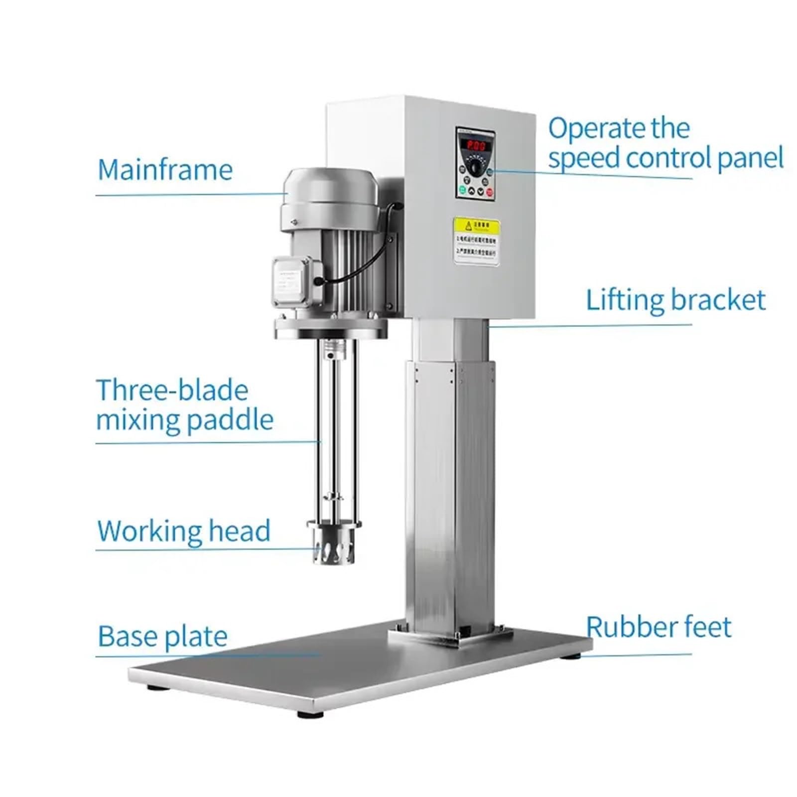 Homogenisator, Ultraschall-Homogenisator, Elektrischer Hebe-Emulgator, 10.000 U/min, Asphalt, Tinten, Beschichtungen, Dispergiermittel, Kosmetische Schere,für Labor
