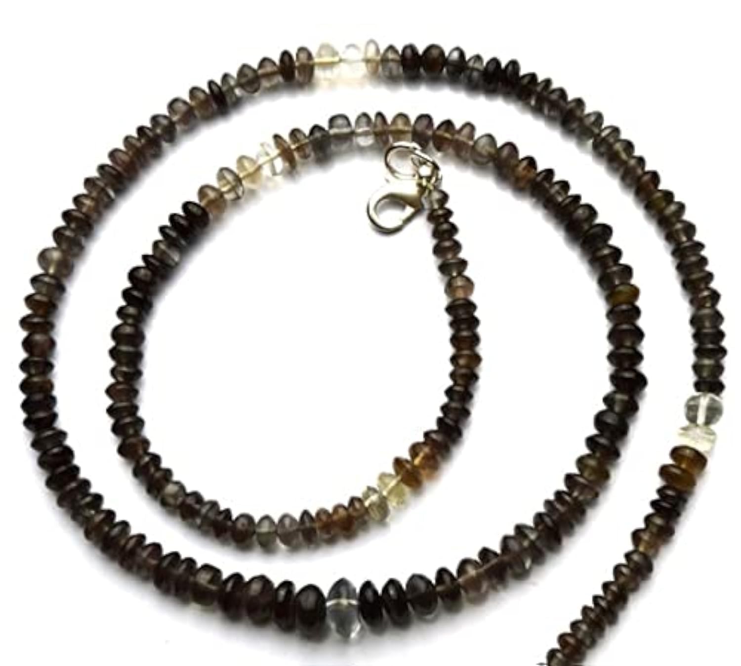 Chrysobéryl œil de chat naturel perles rondelles lisses 4-8mm pour bijoux de luxe
