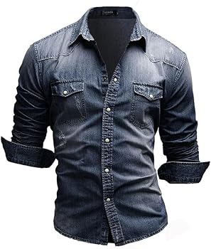 トップス Fatigue Shirt - Denim Twill Shirting chambray.jpg?v=1603741877