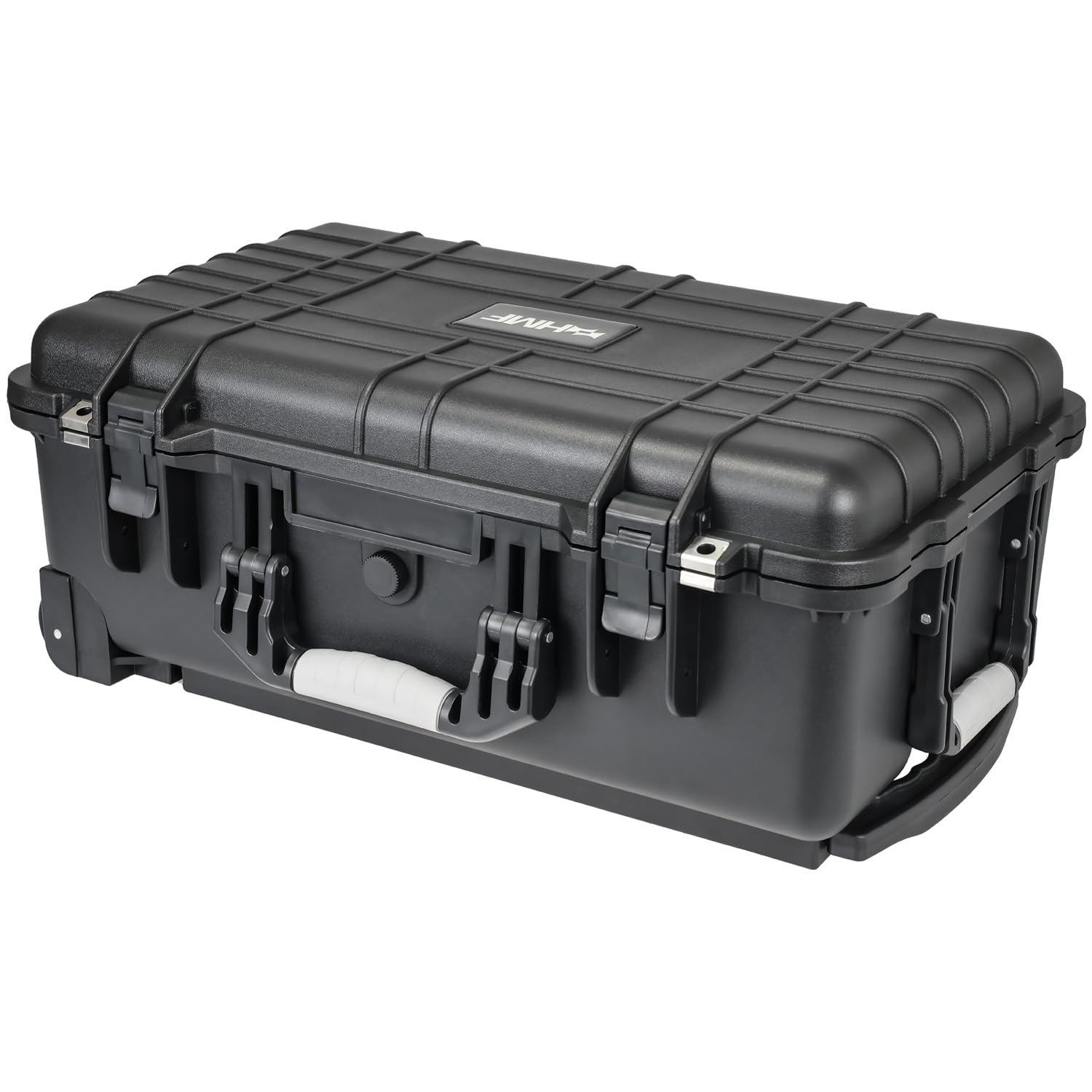 HMF Sac à roulettes d'extérieur ODK400 avec mousse à grille, Noir , 56 x 34.5 x 23 cm, Extérieur et robuste