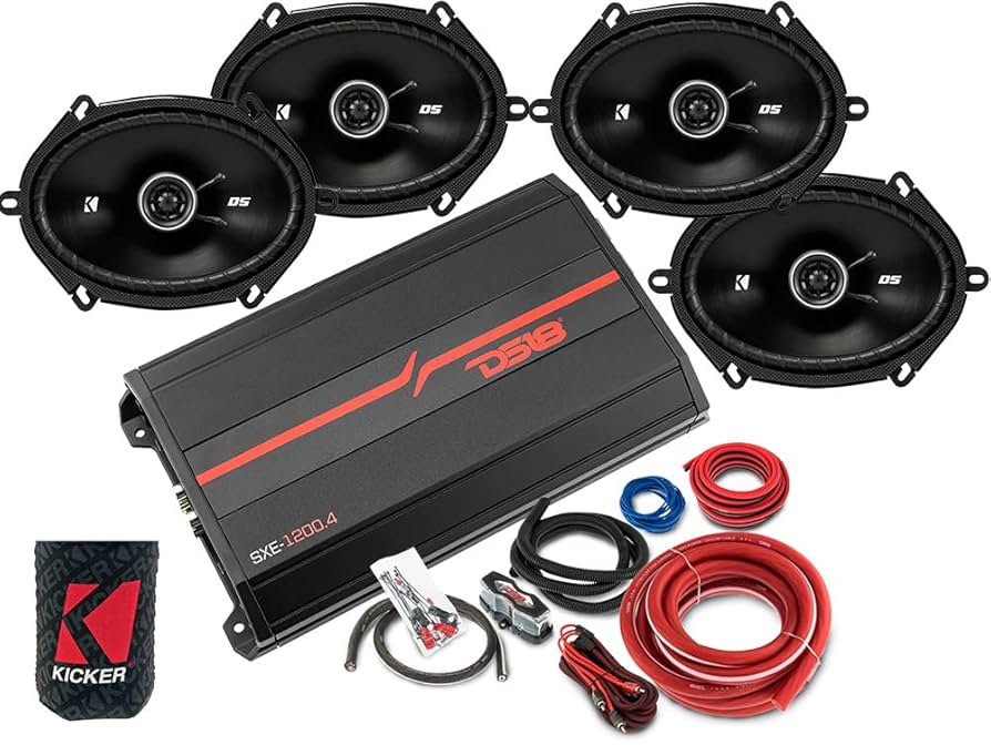 Amazon.co.jp: KICKER スピーカーとアンプ 4アイテムの