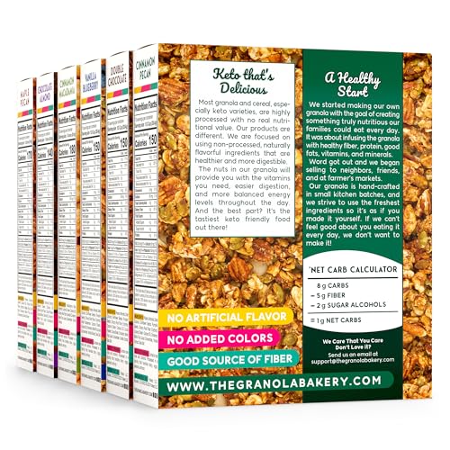 Yoleez 1062 Tgb Variety Keto Nuts And Granola | 1G Net Carb Keto Snacks And Cereal | Gluten Free Low Carb Food thumb #3