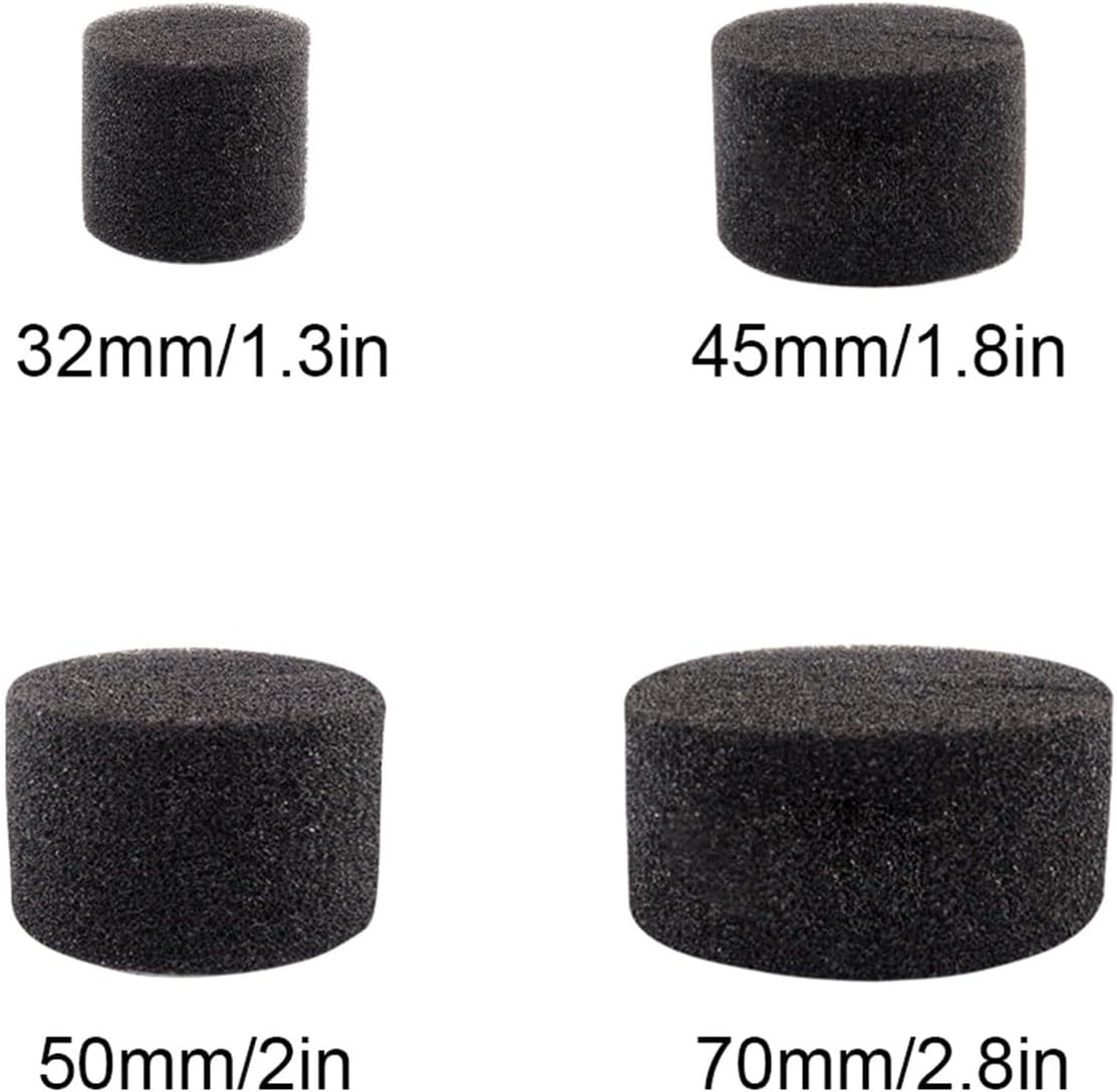 50pcs Hydroponic Sponge Growing Garden Vegetable Soilless Planting Sponge Nursery Pots Foam Plants Root Fixed Sponge (Color : Black, Size : 70mm)