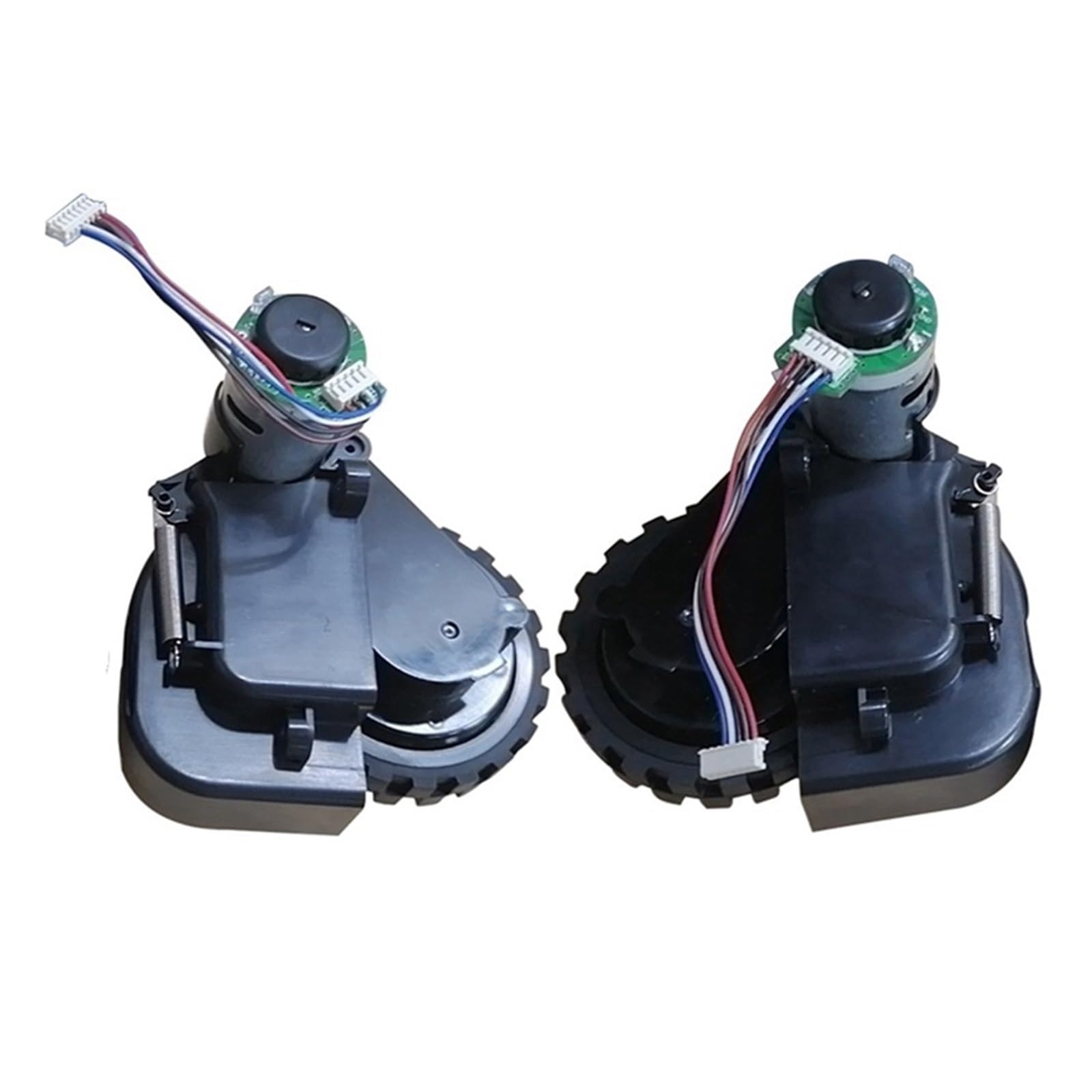 Robot Wheel,Compatible for Tefal Explorer Serie 20 RG6871,Compatible for Isweep X3 Robotic Vacuum Cleaner Wheels Parts (Color : Right x Left)