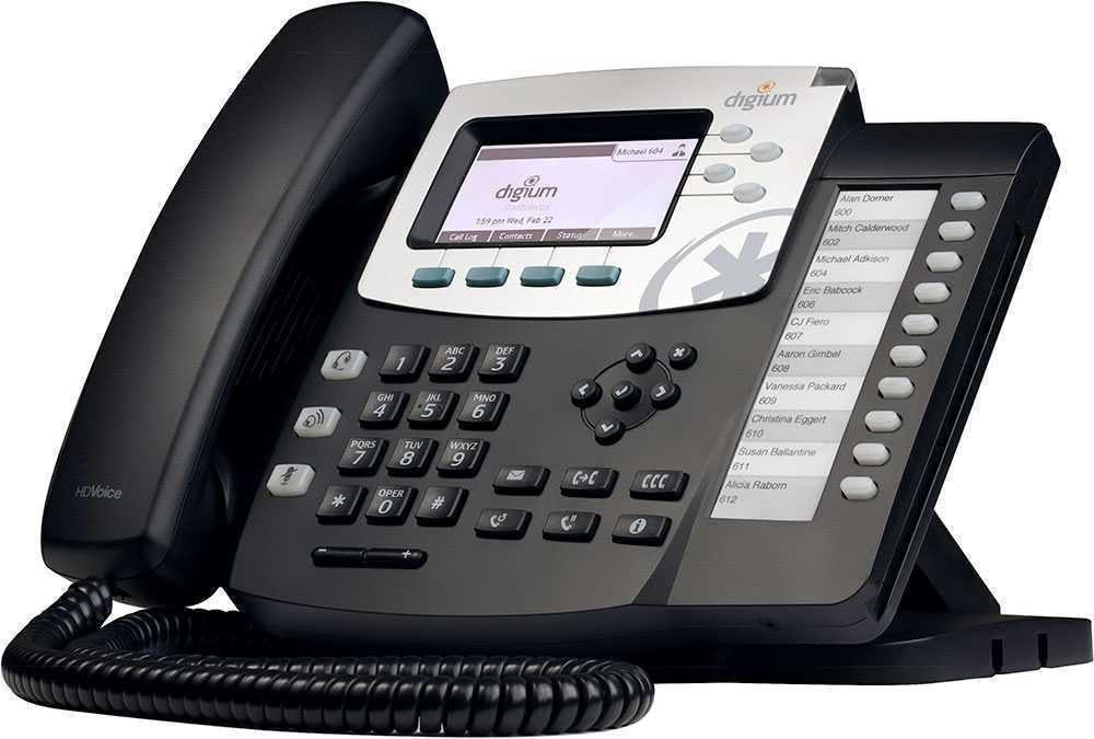 PHONE, D50 4-LINE SIP WITH HD VOICE