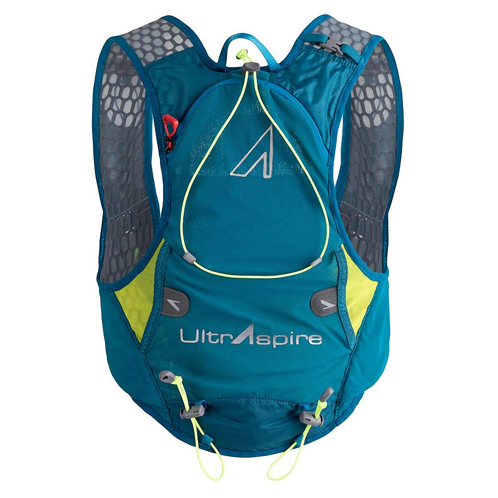 Ultraspire Alpha 4.0 Unisex Trinkrucksack – 6 Liter Laufweste mit Flüssigkeitskapazität, 2 x 550 ml UltraFlask und 2 x 500 ml SoftFlask (separat erhältlich)