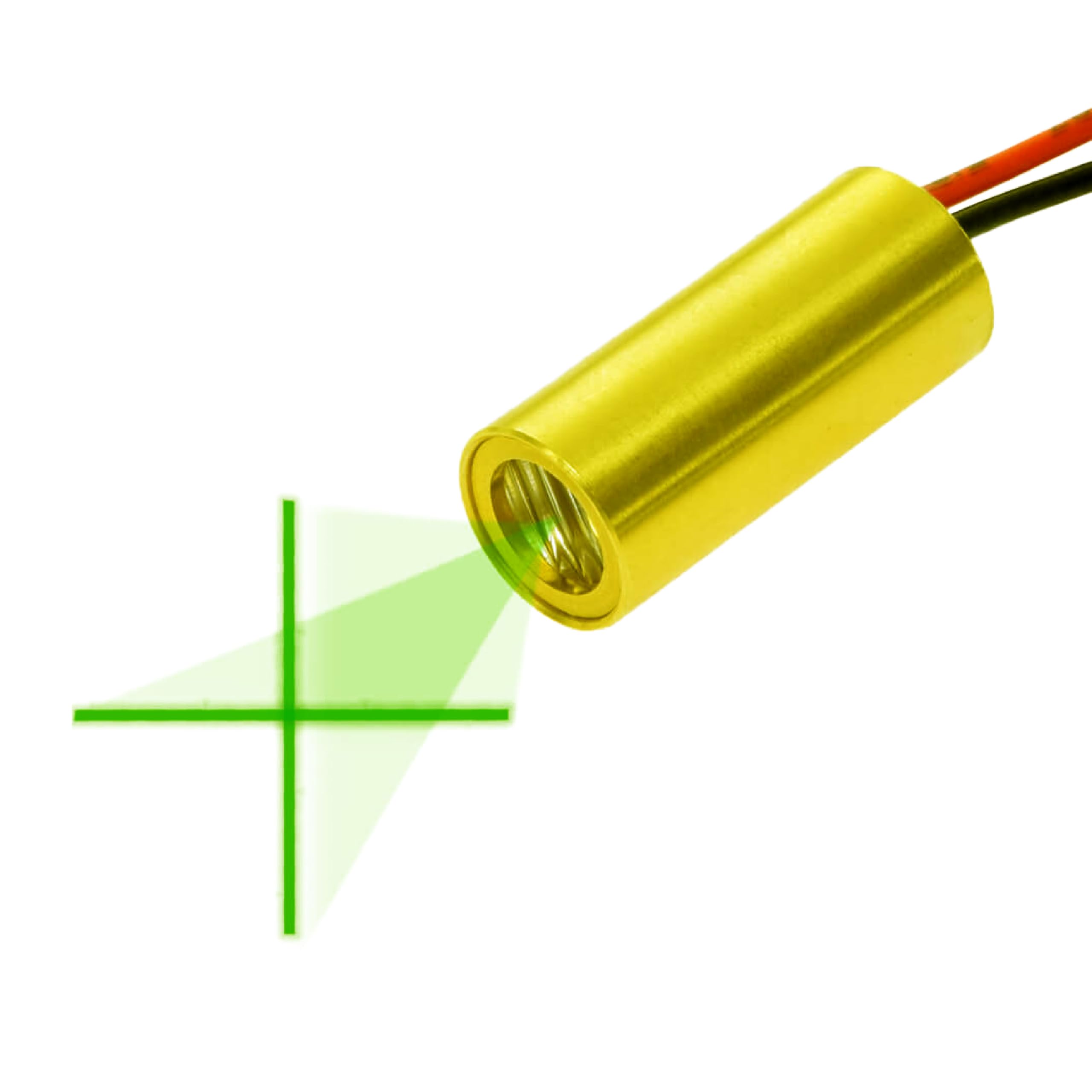 Laser Module VLM-520-29 LPT Direct Green Cross Line Laser Module (Line-Width optimize at Short Distance)