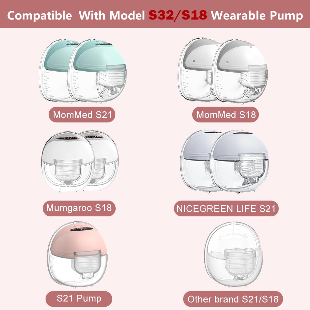 4pcs Silicone Diaphragm Compatible with Mommed/MISSAA/NICEGREEN Life S21 Breast Pump, for Mommed/MISSAA S18 - Image 2