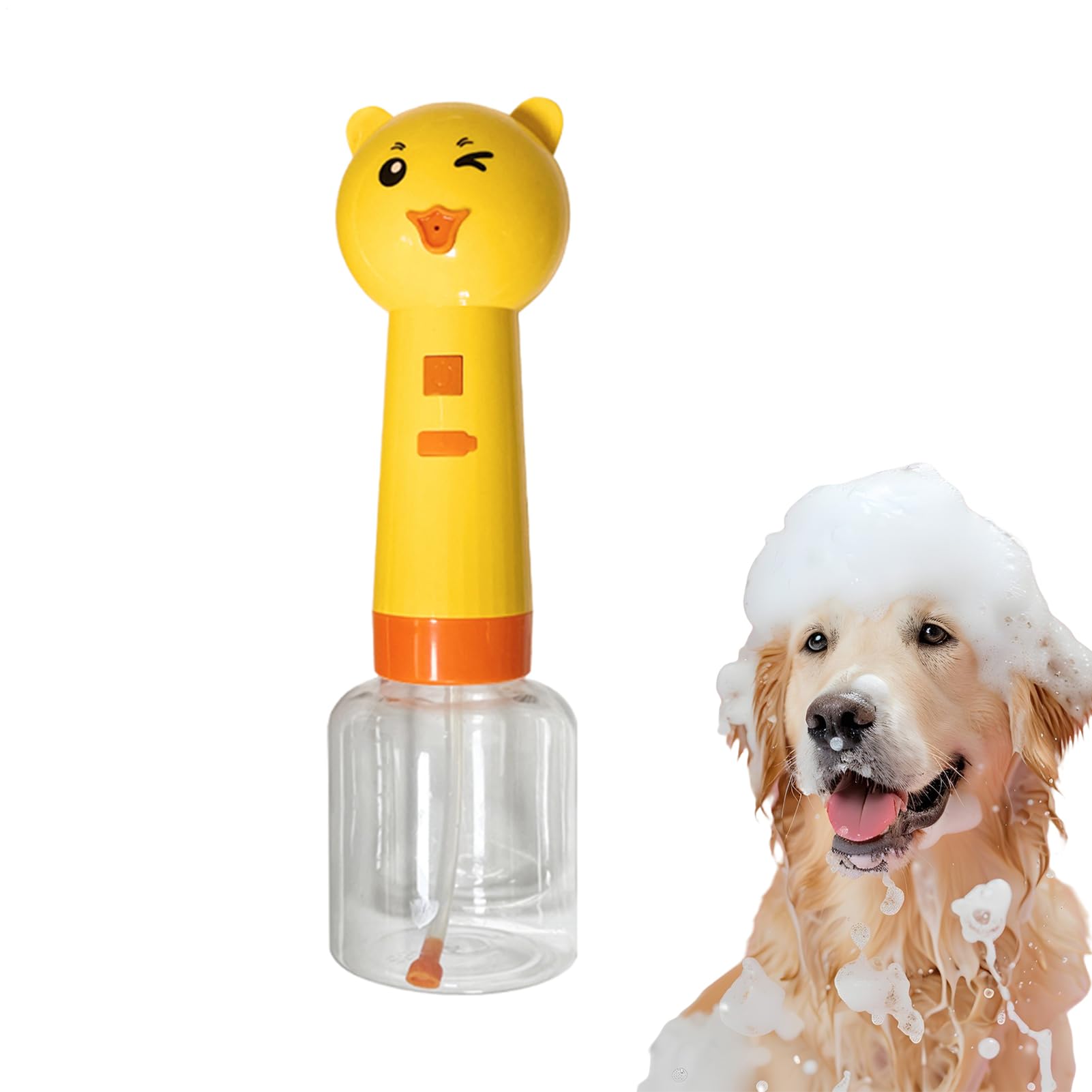 Pulvérisateur de mousse rechargeable pour toilettage de chien et chat en salle de bain