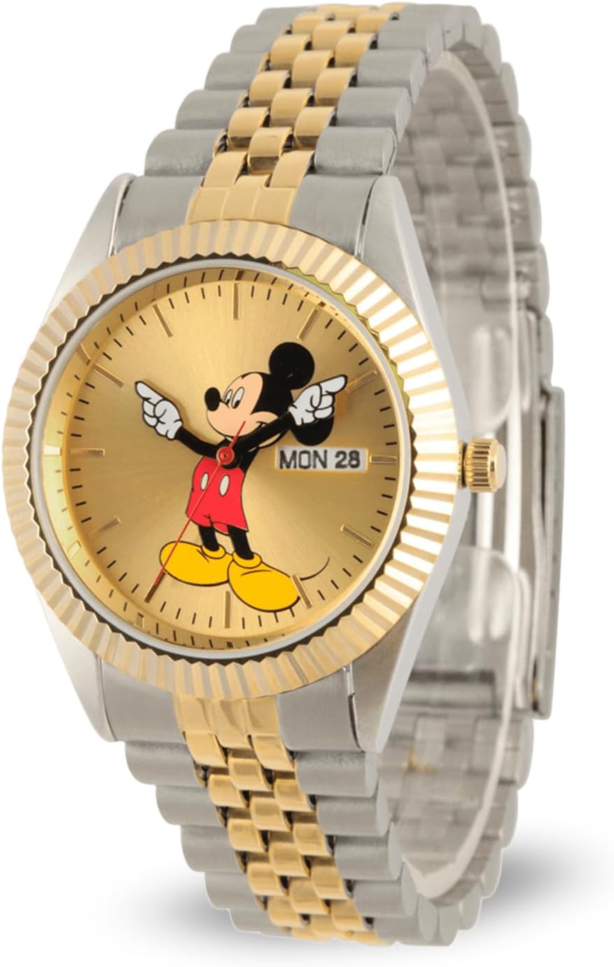Disney Adult Classic Metal Bracelet Analog Quartz Watch