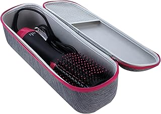Travel Case for Hair Dryer Brush Portable Lightweight Hard Carrying Case Storage Bag (Not include Hot Air Brush)